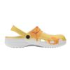 White Printed EVA Clogs Women Men Lightweight Soft Slip On Casual Shoes Comfortable Summer Sandals Lightweight Daily Wear
