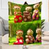 In The Night Garden Characters Flannel Blanket-Soft and Suitable for Sofas,Beds,Offices,Travel,All Seasons,Great Gift for Holidays and Birthdays.