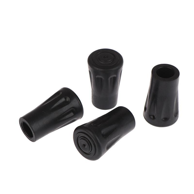 6 Pieces Anti-Slip Hiking Poles, Protective Cap, Walking Stick Tip Bottom Pads Climbing Protective Covers Plastic Foot Covers