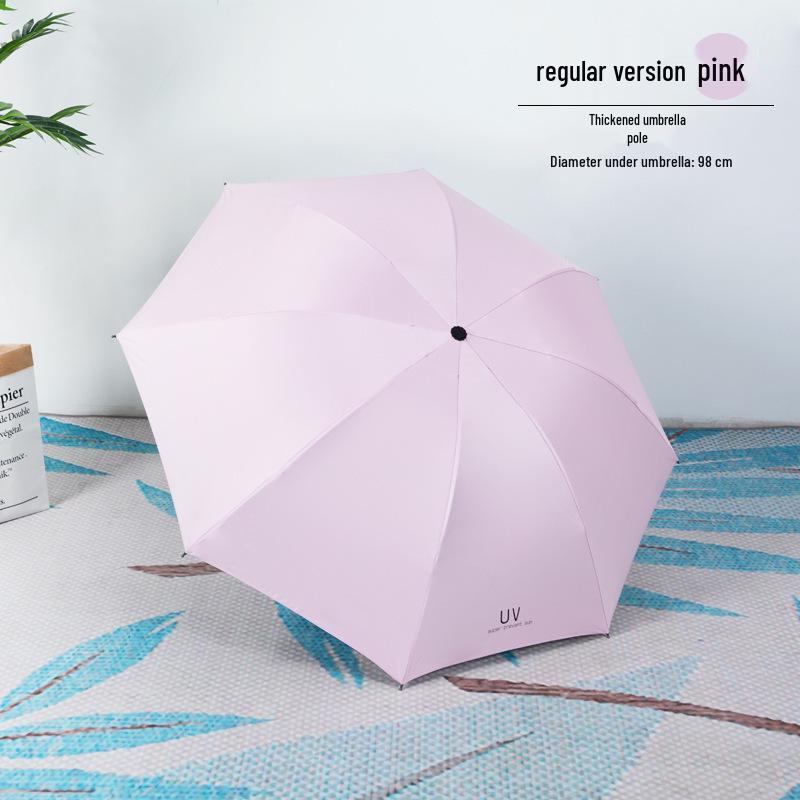 Dual-Use Automatic Folding Umbrella - Large Sunshade for Men & Women with Custom Logo and Sunscreen Protection.