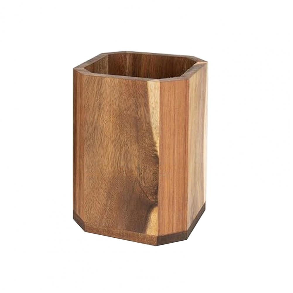 

Wooden Utensil Holder Rotating Utensil Caddy Wood Utensil Holder Rotating Countertop Organizer with Non-slip Base for Spatulas