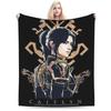 Caitlyn Arcane Game Character Blanket Flannel Spring/Autumn Multi-function Super Soft Throw Blanket for Sofa Bedroom Rug Piece