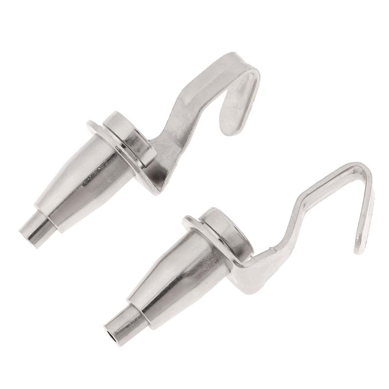 2pcs Gallery Hanging System Accessories Adjustable Wire Rope Hooks Picture Rail Display Hanging Hooks