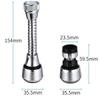 360° Adjustment Kitchen Faucet Extender Dual Mode Water Saving Pressurize Faucet Extender Filter Sprayer Bathroom Kitchen Gadget