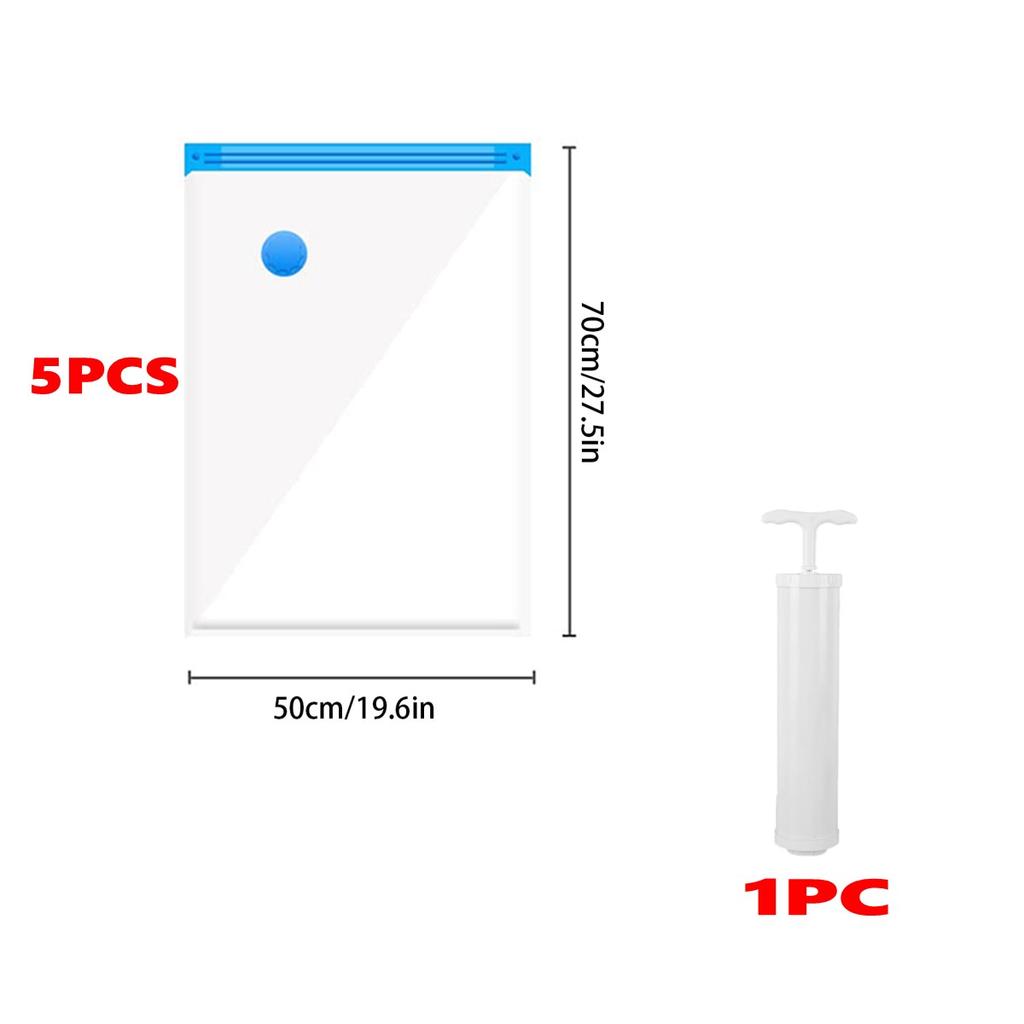 15 Pack Vacuum Storage Bags, Space Saver Bags  Compression for Comforters and Blankets, Sealer Clothes Storage Travel Organizer,