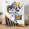 Golden State Warriors Curry Blanket Soft Warm Cozy Suitable for Picnics Livingroom Couch Four Seasons Universal Modern Gifts For Family Or Friends