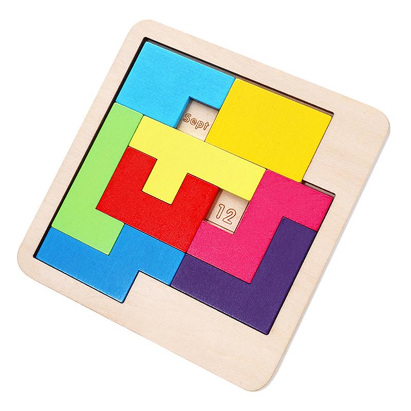 Daily Calendar Puzzle Wooden Calendar Play A Different Puzzle To Display the Date Difficult Jigsaw Game for Office Desk PR Sale