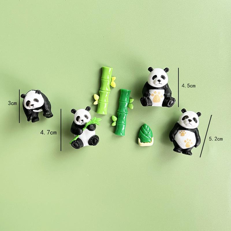 Chengdu Giant Panda 3D Fridge Magnet - Cute Cultural Tourism Souvenir