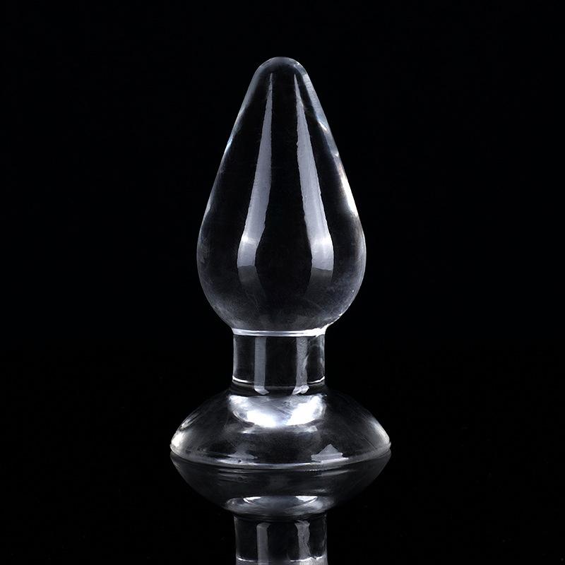 Transparenter Analplug für Frauen, Masturbator mit Zugperle, Sexspielzeug für Erwachsene, Fisting, großer Dildo, Fisting, Gay Butt Plug, 18+, BDSM, TPE