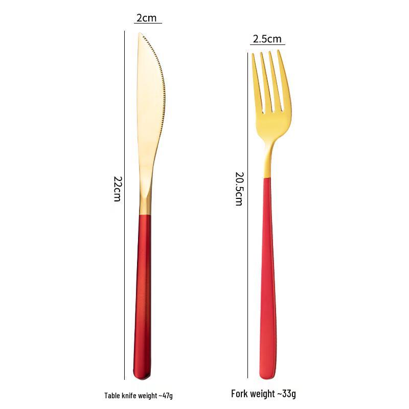 Zhaoran Premium 304 Stainless Steel Western Cutlery Set