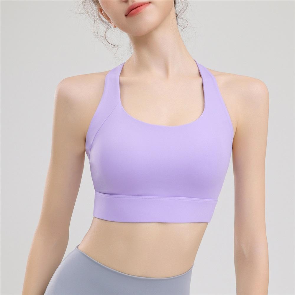 Advanced Professional Training Clothes, Running Sports Underwear, Yoga, Outdoor Cycling, Sweat Absorbing, Breathable Integrated Simple Bra
