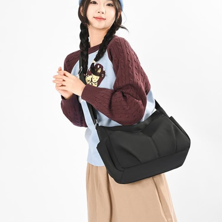 Borsa a tracolla semplice grande capacità messenger tote borsa da donna