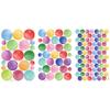 Colorful Polka Dots Wall Stickers for Kids Room Bedroom Nursery Classroom Playroom Backdrop Decoration