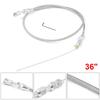 Automotive Throttle Gas Cable Stainless Steel Braided 36'' for 1 Engine 4.8L 5.3L 5.7L 6.0L