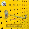Wall-Mounted Perforated Board Hooks & Tool Display Rack