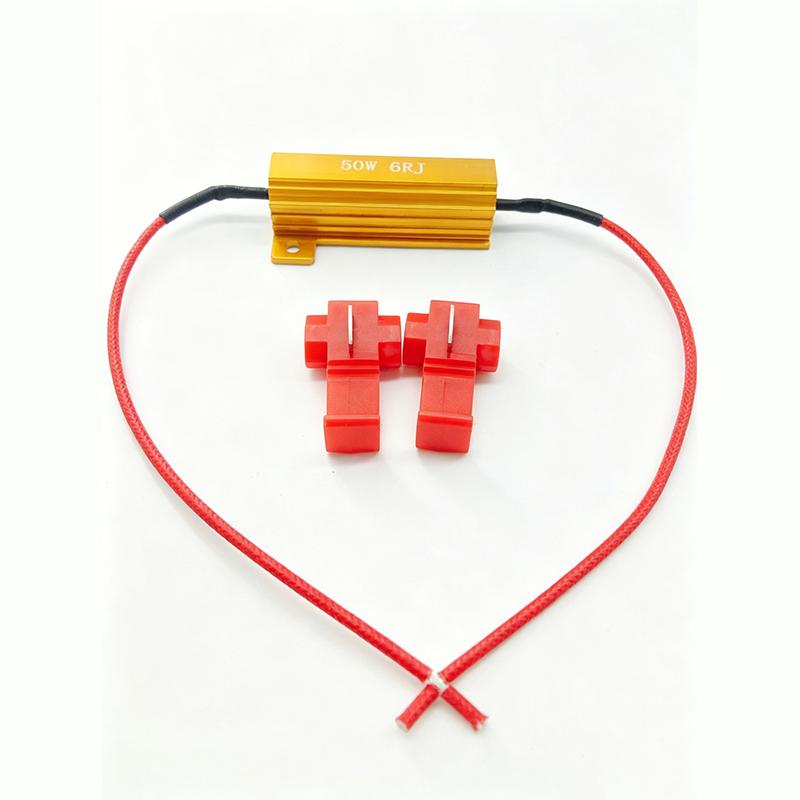 50W Load Resistor LED Set 6 8 10 Ballast Relay for Car Motorcycle Turn Signal Fast Flash Fixing