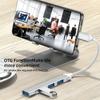 467 USB Dock Multi- Wire Divider High Speed Transmission One Drag Four Expanders for Mobile Phone Computer