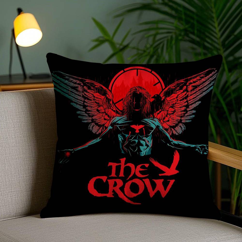 Pillow Case R-Raven C-Crow Movie Sofa Short Plush Double-sided HD Printing Room Home Office Gift Cushion Cover