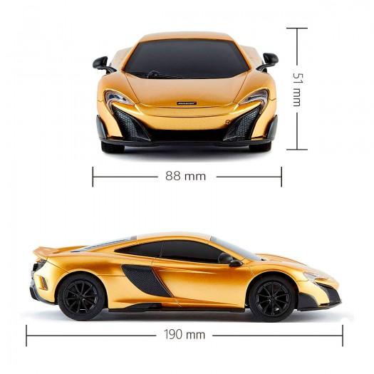 KS Kör bil på r/c - Mclaren 675LT (1:24, 2,4Ghz, guld)