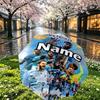 Custom Name Personalized Manchester City FC Print Umbrella, Auto Open Close, 8‑Rib Sturdy Frame, Commute Camping Hiking Use, Birthday Gift