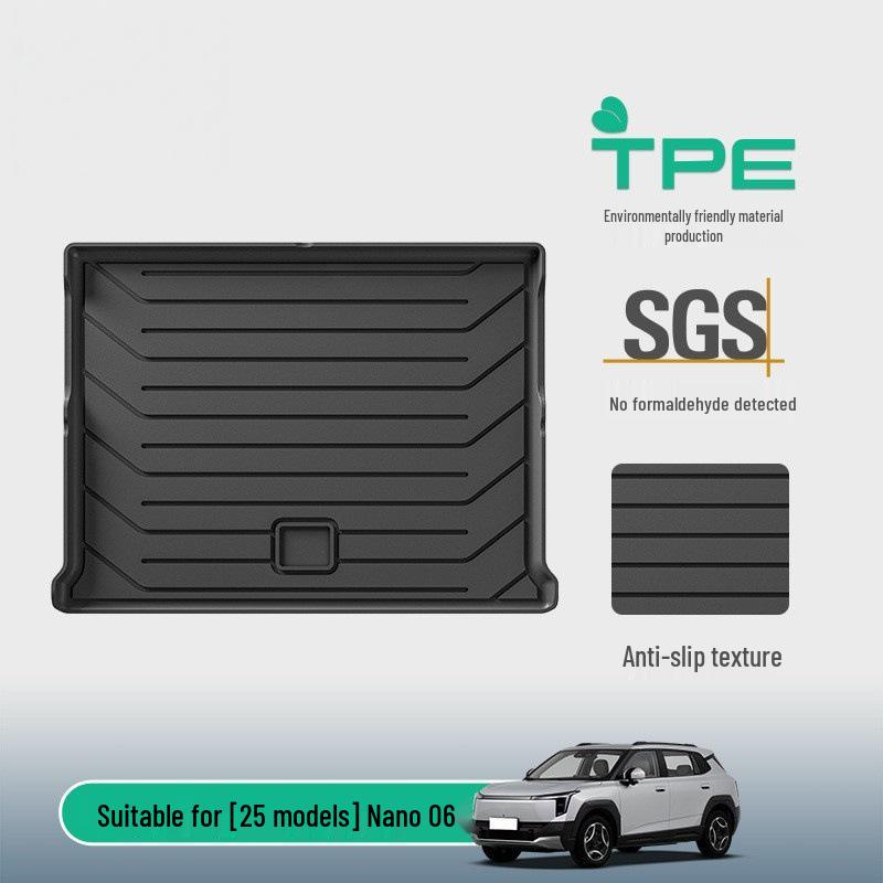 Eco-Friendly TPE Trunk Mat for Nano 06 - Waterproof & Dirt-Resistant.