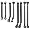 AXSPEED Metal Chassis Links Linkage for 1/18 RC Crawler Car TRX4M F150 K10 High Trail Upgrade Accessories