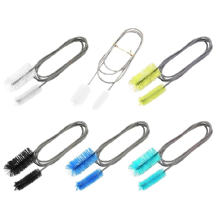Aquarium Filter Brush Hose Clean Brushes Stainless Steel Flexible Cleaner Brush