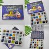 Christmas Advent Calendar Crystal Mineral Gift Box Rock Stone Collections Pebbles Polished Gravel Raw Crystal Chakra Stone