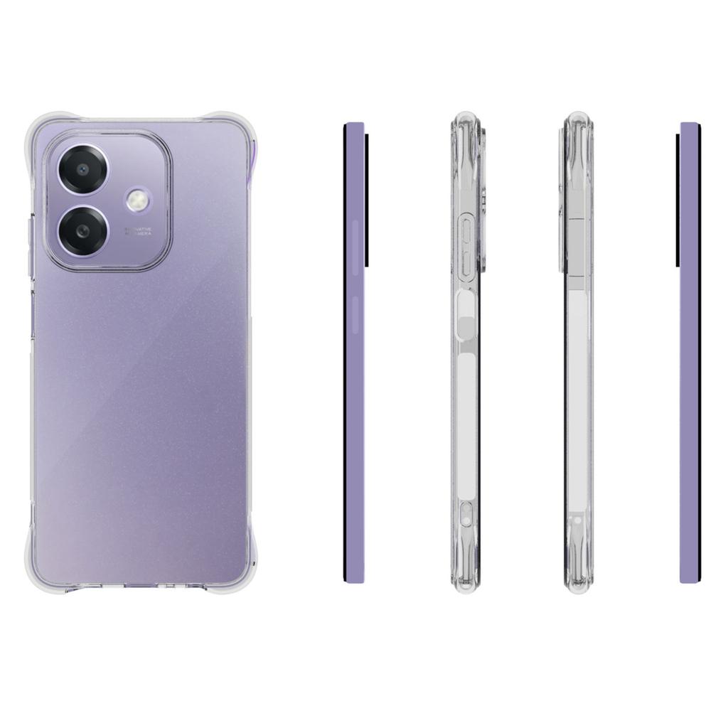 Dla Oppo A3x 5G Etui TPU na telefon Antypoślizgowe Przezroczyste Etui na telefon komórkowy