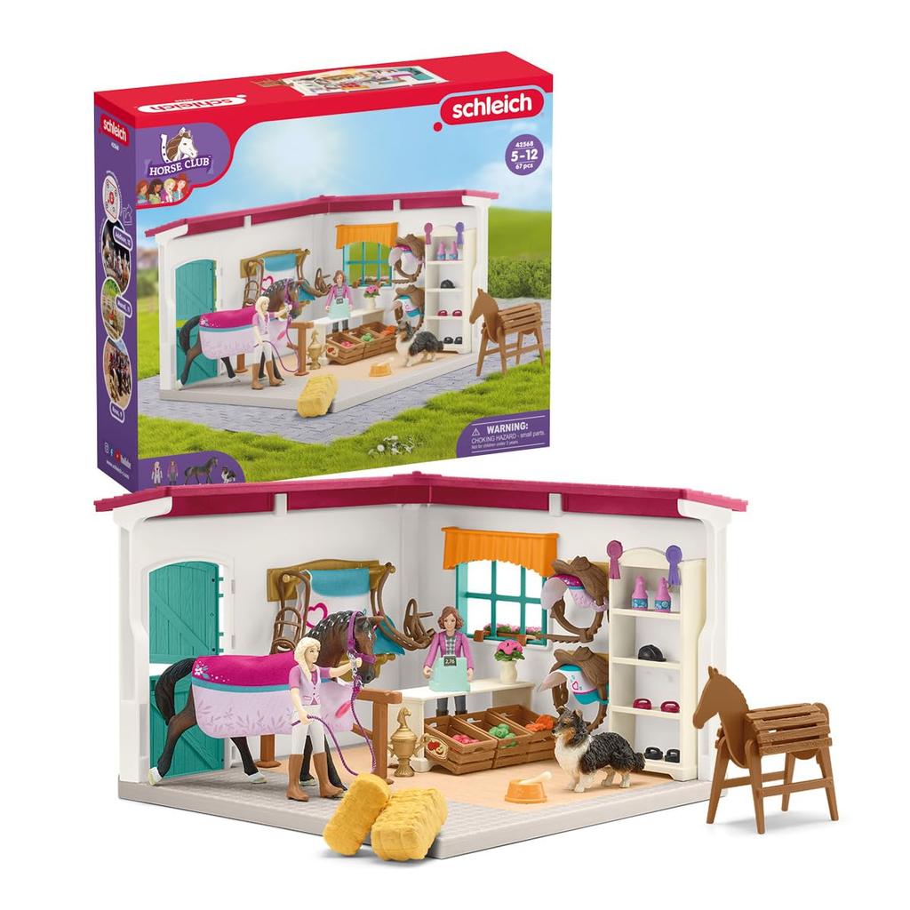 [Amazon.co.jp Exclusive] Schleich Horse Club Riding Shop 42568