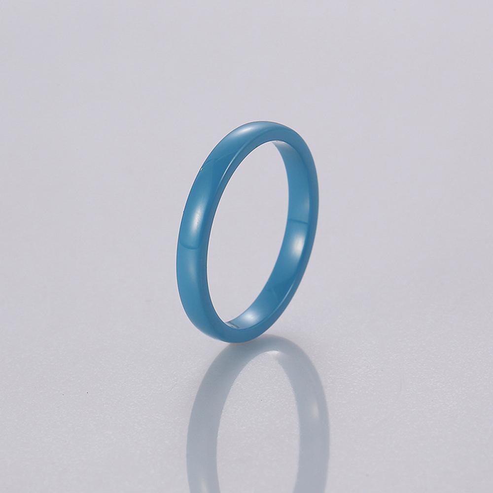 New Style Colorful 3mm Ceramic Ring For Women Couples Bands Modern Space Ceramic Wedding Rings Minimalist Unisex Jewelry Gifts