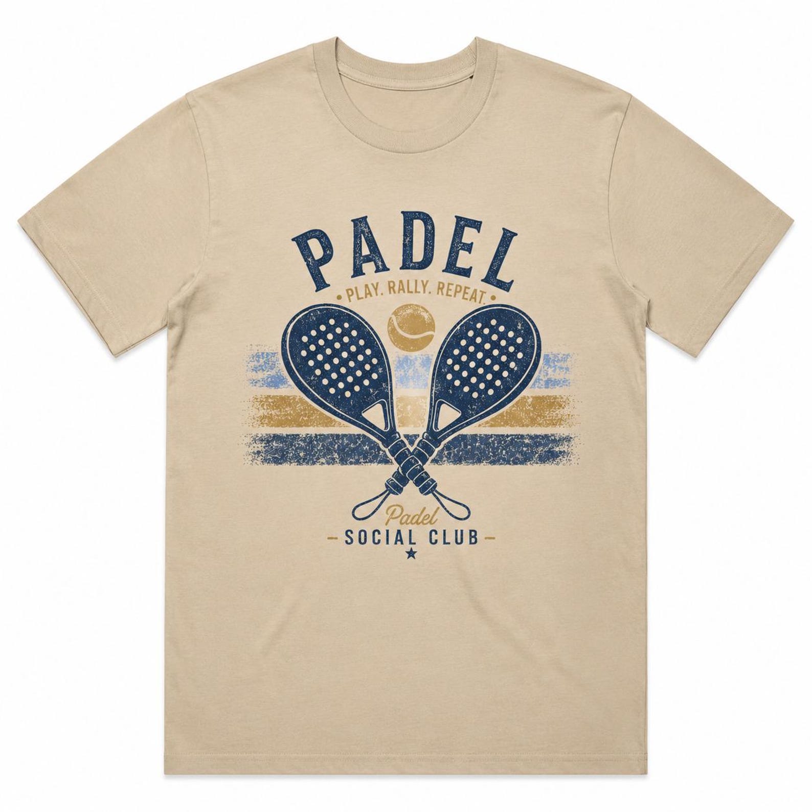 Padel T Shirt, Vintage Social Club Tee, Padel Player Gift 3XL