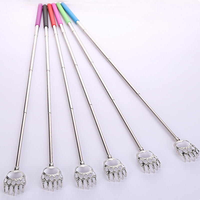 1Pc Ghost Hand Stainless Steel Claw Telescopic Creative Retractable Back Itching Device Massager Massage Tool for Relaxing The Back