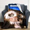 Customizable Gremlin1 Throw Blanket – Personalized Name, All-Season Cozy Snug Blanket, Machine Washable, Personalized Blanket