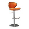 Modern Minimalist Light Luxury Swivel Bar Stool with Backrest