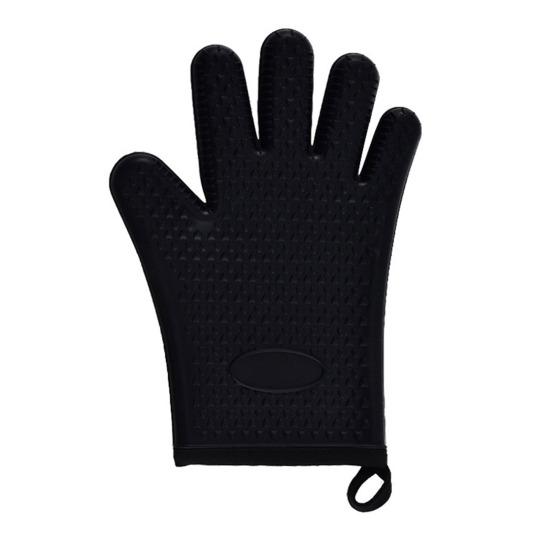 Silicone Oven Mitts Heat Resistant Anti-scald Gloves Non-slip Grip Microwave Safe Mitts for Cooking