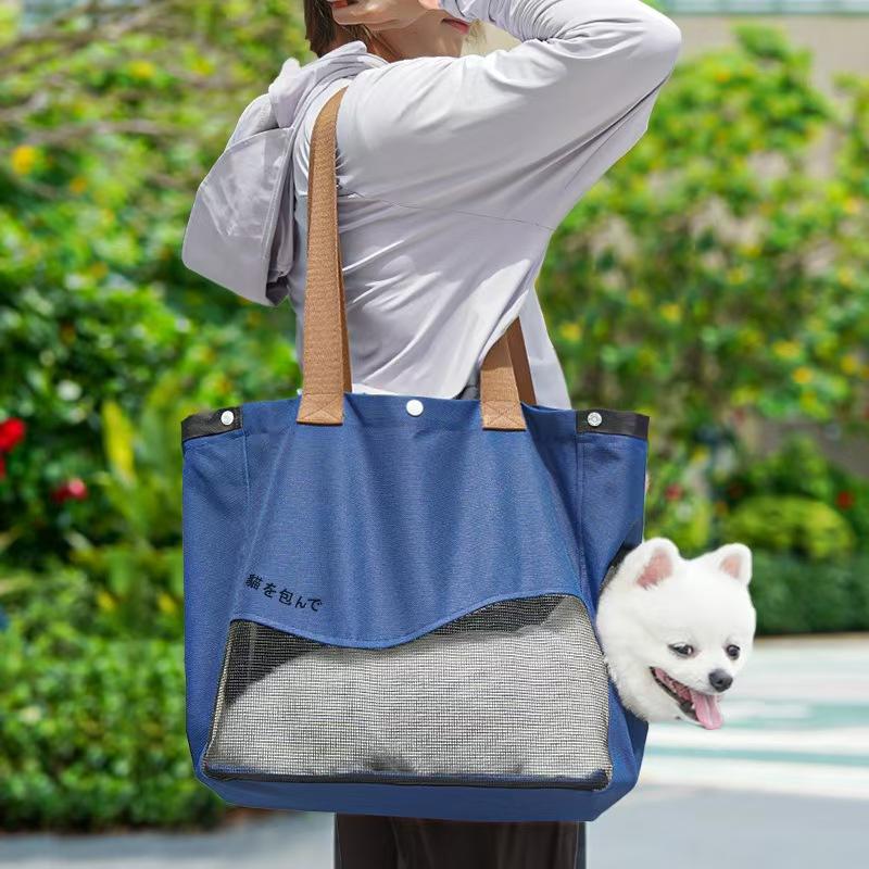 Cat Bag for Cross-body Carrying, Dog Bag for Outdoor Use, Adjustable Large-capacity Shoulder Bag,handbag, Portable Pet Bag
