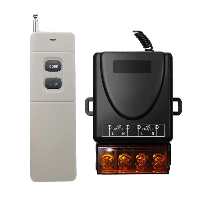 High-Power 220V Wireless Remote-Control Intelligent Motor Power Supply and Water Pump Switch, 30A 433MHz