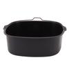 Cake Barrel for Fryer Accessories Metal Nonstick Coating Baking Cake Tin Fryer Baking Pan with Handle 7in