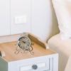 Elegant Metal Desk Iron Table Clock for Functional Home Decoration Bookshelves Decoration Ornament