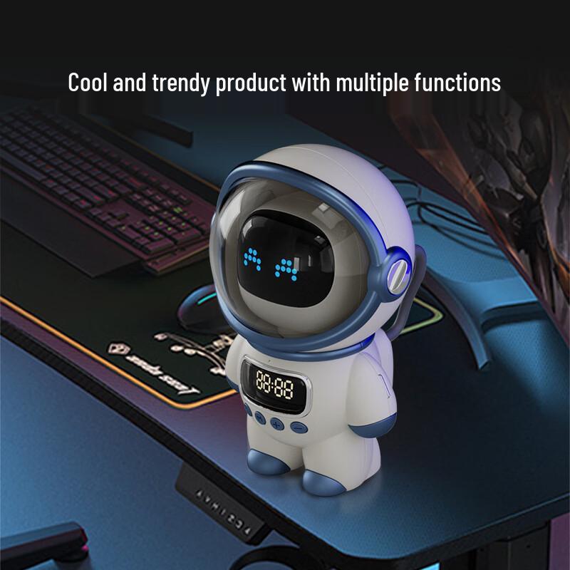 Lanlang M20 Astronaut Smart AI Bluetooth Speaker & Clock CN plug (adapter included) (CN version)
