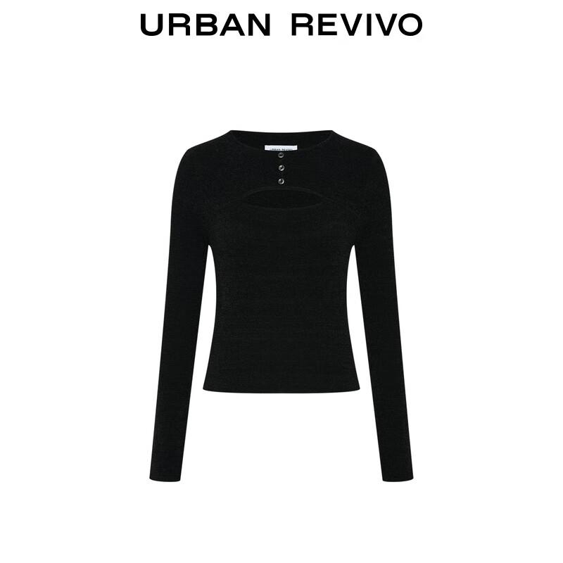 UR Women's Trendy Cut-out Slim-Fit Knit Pullover