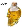 Contenitore per Vino alla Frutta a Forma di Teschio Decanter in Vetro Bottiglia Whiskey Gotica 3D con Tappo Unico Tappo Regalo Dispenser Liquori Novità per