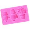 Cactus Silicone Mold Diy Chocolate Mould Candle Gypsum Cake Baking Tool