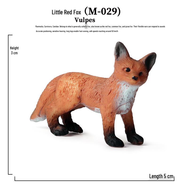 Arctic Fox Realistic Heart Educational Toy Doll