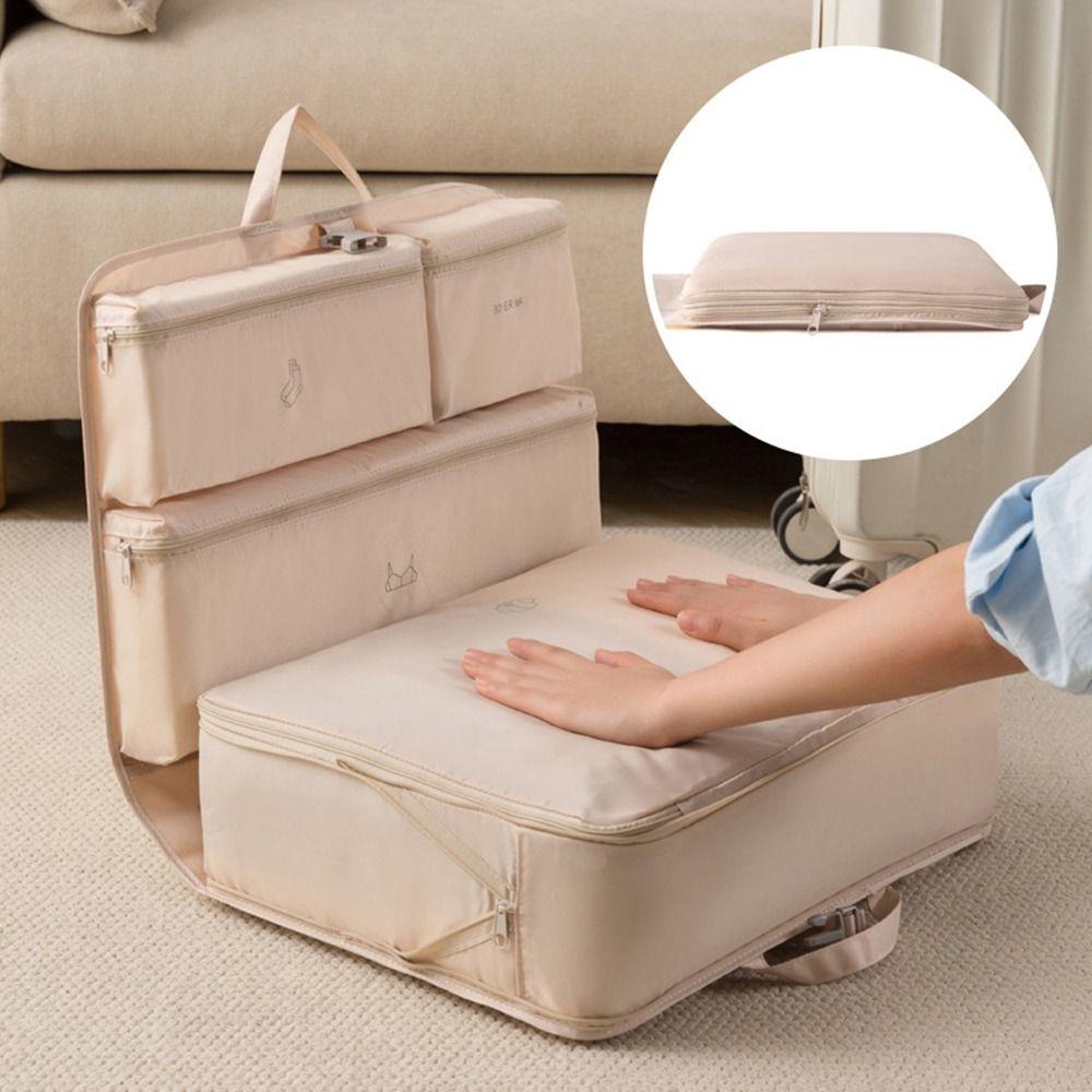 Hangable 6 In 1 Travel Storage Bag Large Capacity Underwear Socks Storage Bag  Travel