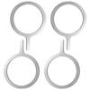 Self Adhesive Metal Ring Iron Sheet Sticker for Apple IPhone Case Magsafe Magnetic Wireless Charging Ring for iPhone 15