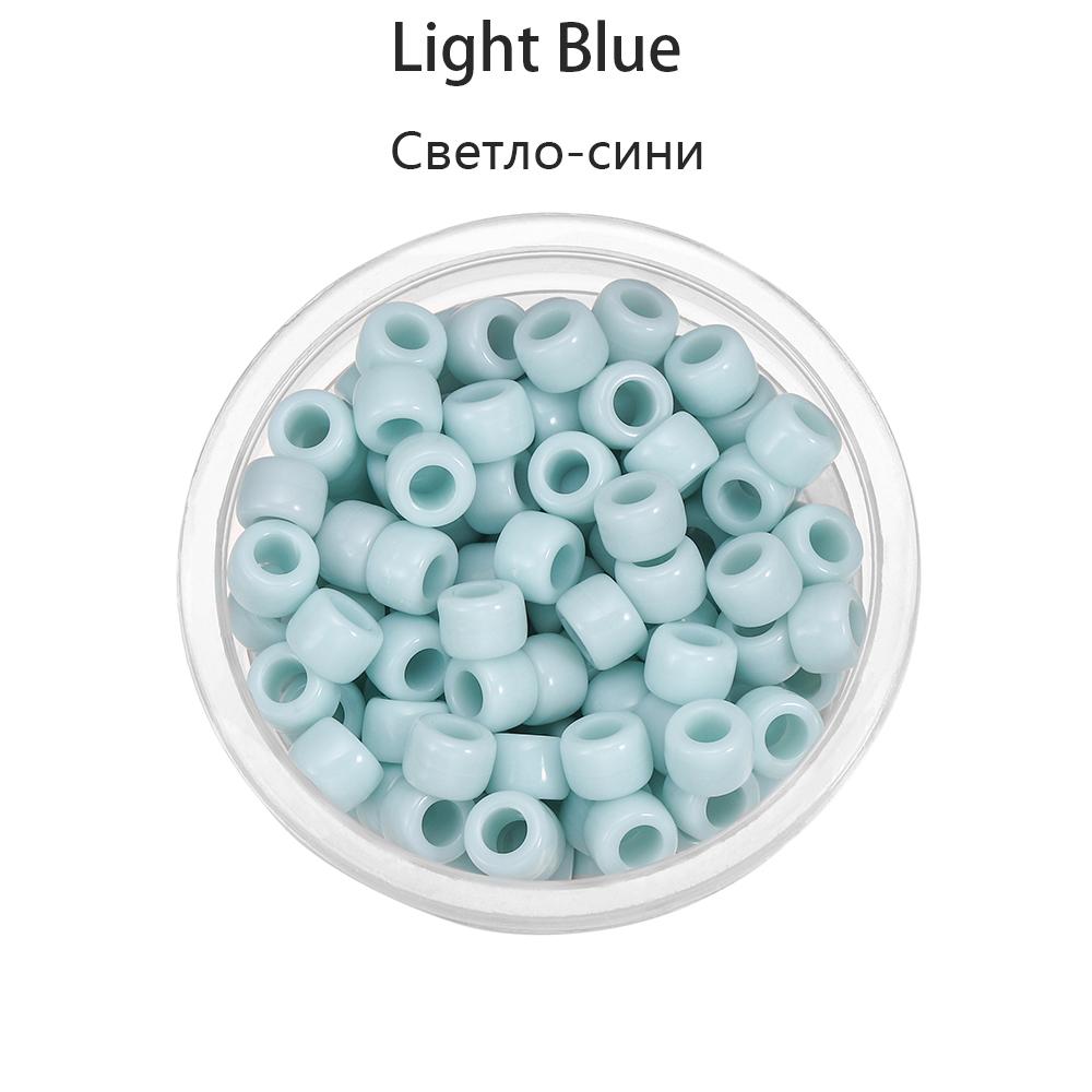 50/100Pcs 8.3mm Candy Color Large Hole Acrylic Beads Spacer Loose Beads for DIY Jewelry Making Findings Accessories Supplies