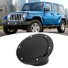 Black ABS Fuel Tank Cap Cover Fits for Jeep Wrangler JK 2007 2017 Car Accessory
