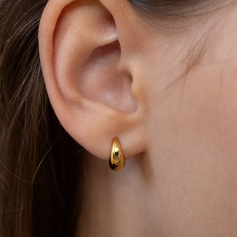 TATIANA Plump Volume Hoop Earrings EC3227 Size S